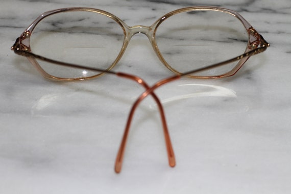 Bobbi Brooks Gold & Brown Rx Frames - image 2