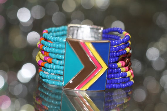 Beaded Tribal Bracelet - image 1