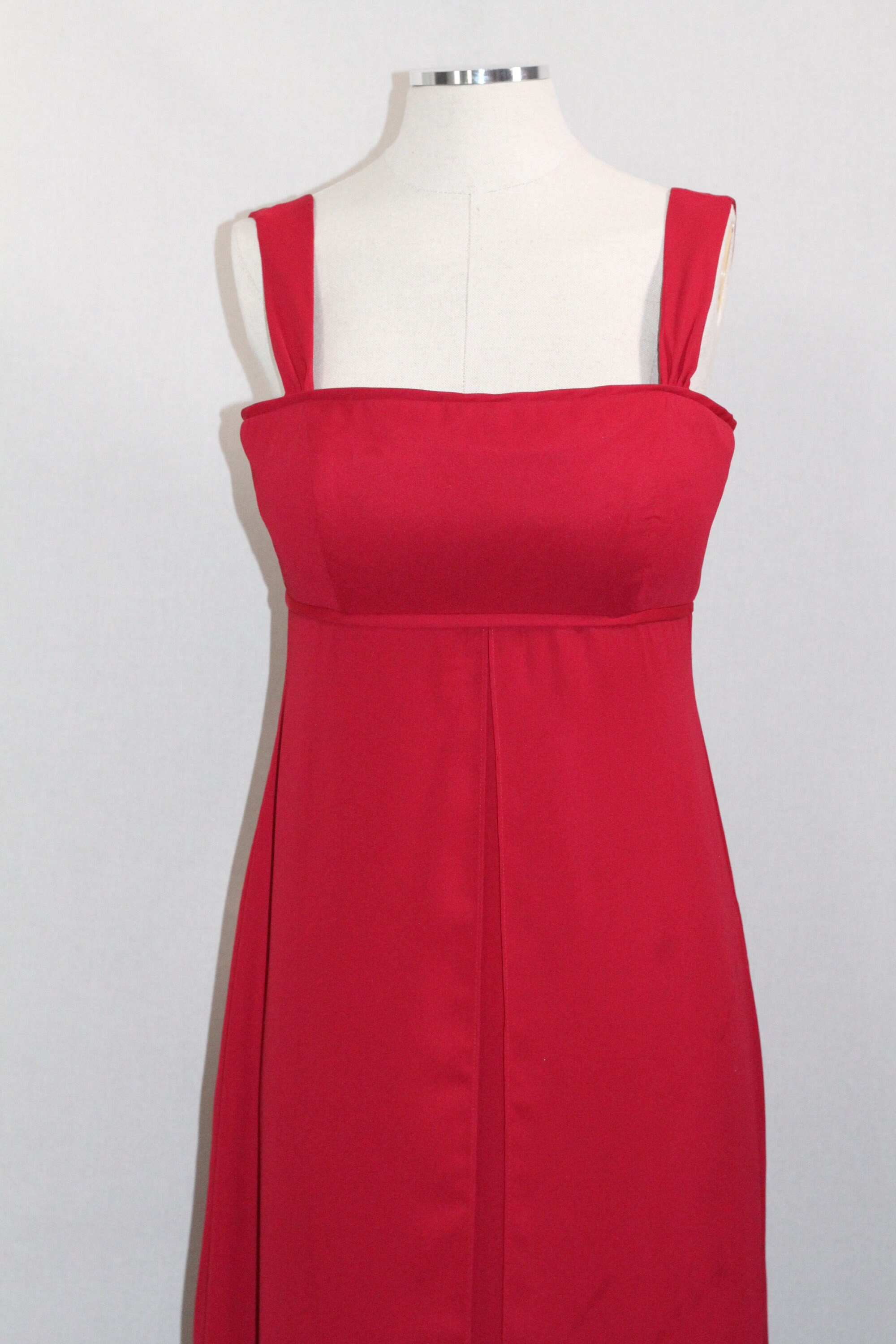 David's Bridal Red Gown (6)
