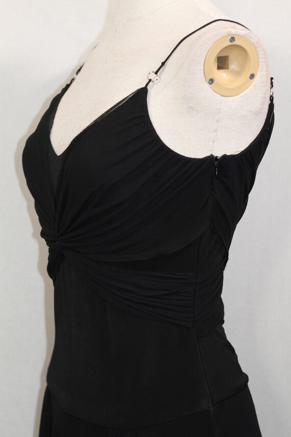 Arden B Black Silk Dress - image 9