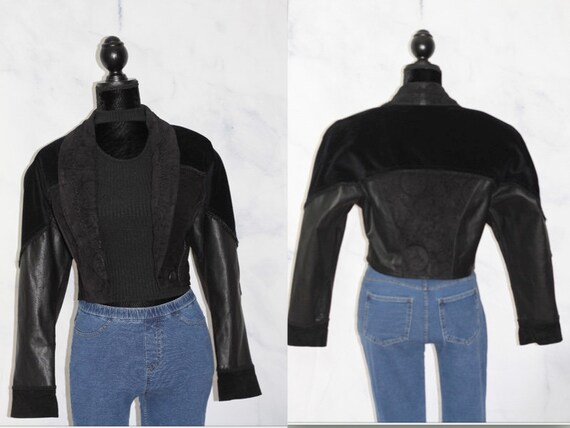Cuir Classique Black Fringe Western Leather Suede