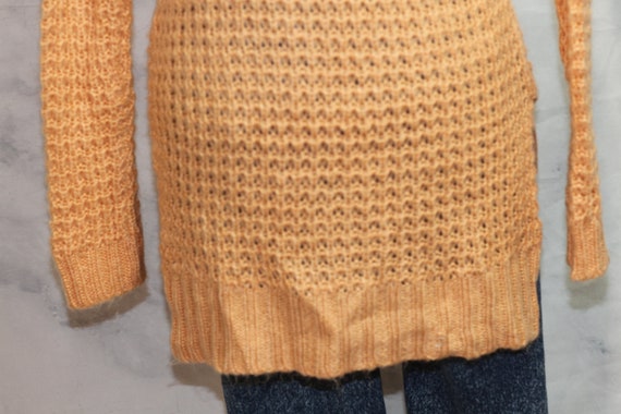 Peach Knit Sweater (s) - image 7