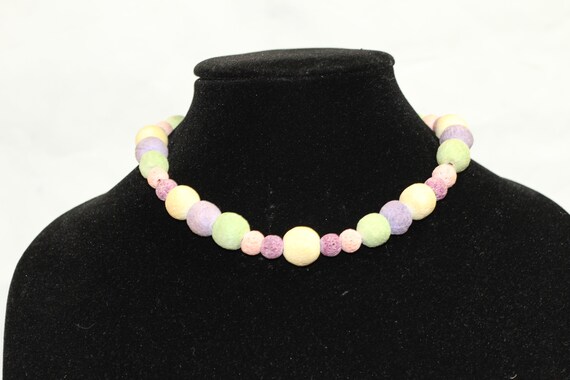 Multi Color Beaded Necklace - image 4