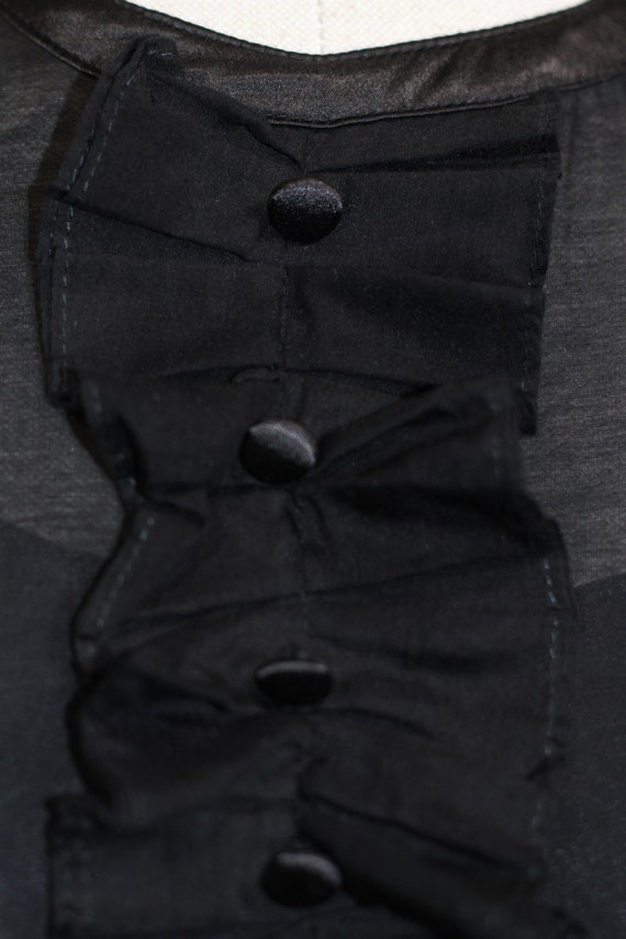 Black Ruffle Dress - image 3