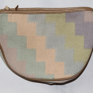Pastel Multi- Color  Half Moon Hand Bag