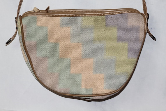Pastel Multi- Color Half Moon Hand Bag
