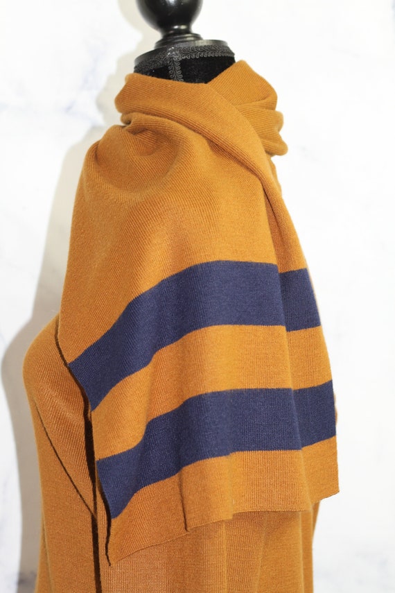 Worthington Wool Brown Blue 2 Piece Sweater (m) - image 2