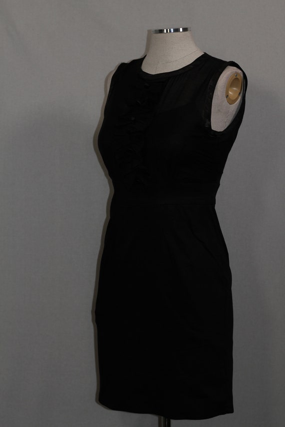 Black Cotton Dress - image 6