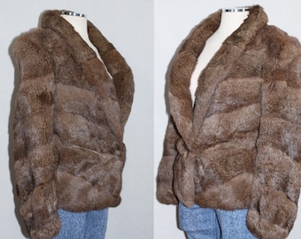 Brown Mink Fur Coat