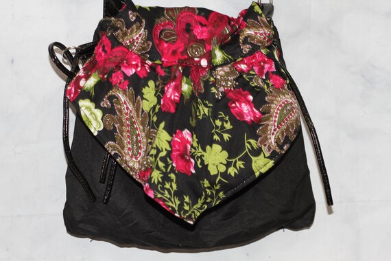 Floral Reversible Cross Body Bag - image 1