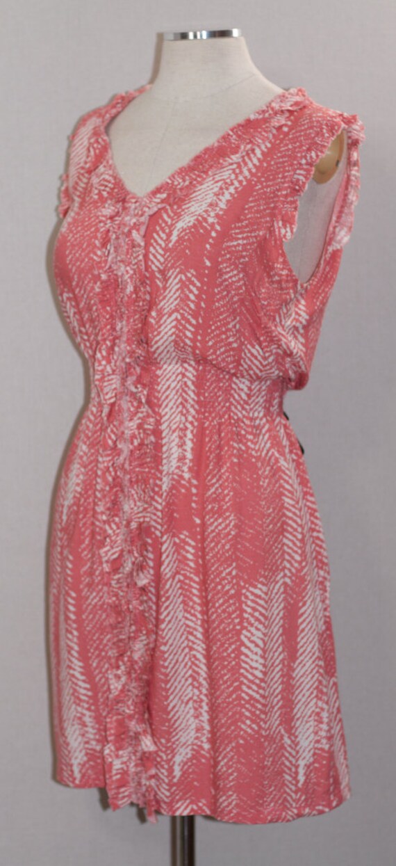 THML Pink & White Cotton Dress - image 6