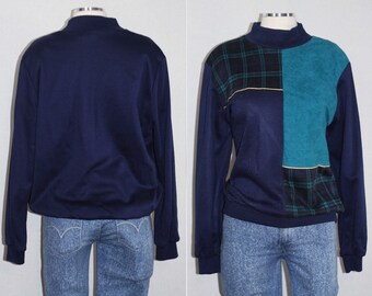 Cap Cod Green & Blue Plaid Sweater