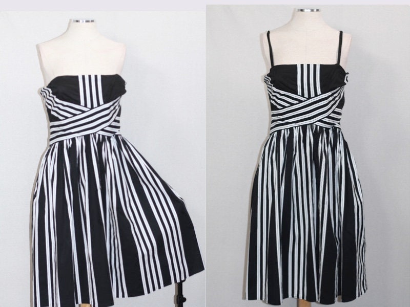 speechless strapless dress damask design champagne black detail hem peekaboo Speechless Dress