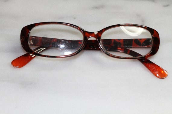 Occhiali da vista con montatura rettangolare rossa 175 Etsy Italia