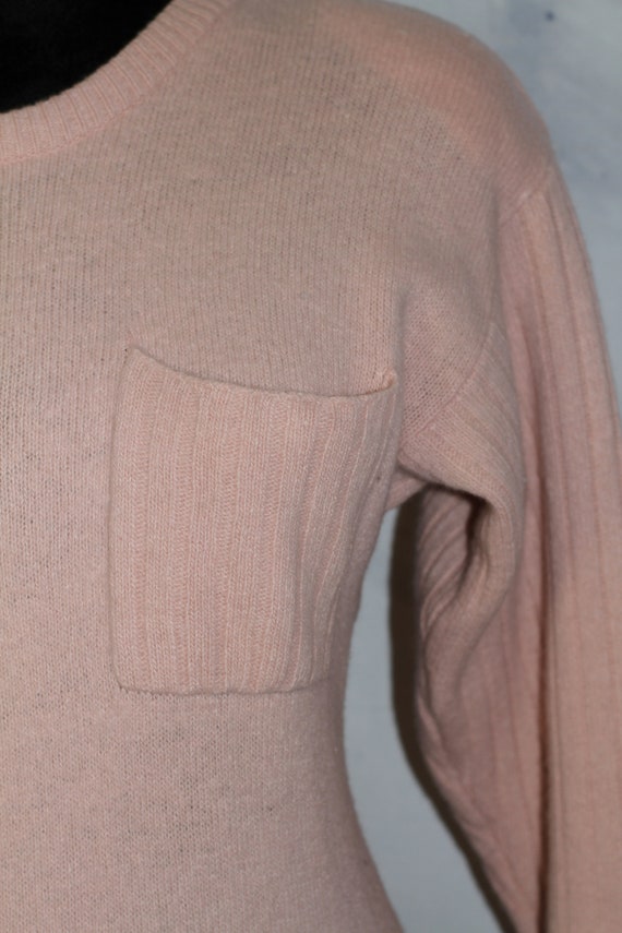 Pastle Pink Wool Dress - image 6