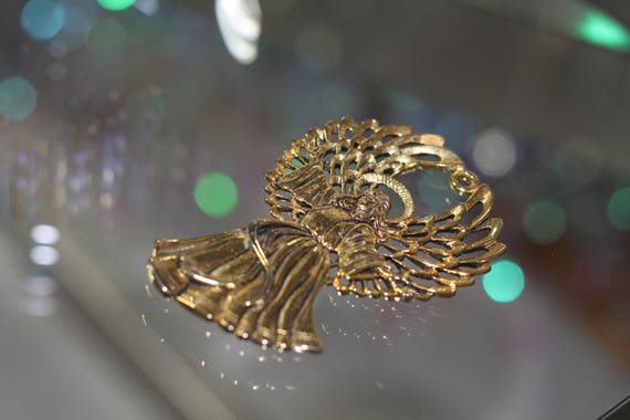 Gold Angel Pendant - image 5