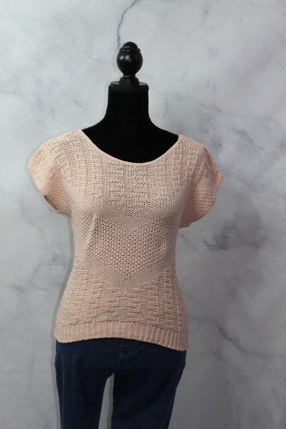 The Sweater Show Pink Pastel Cotton Sweater (S) - image 7