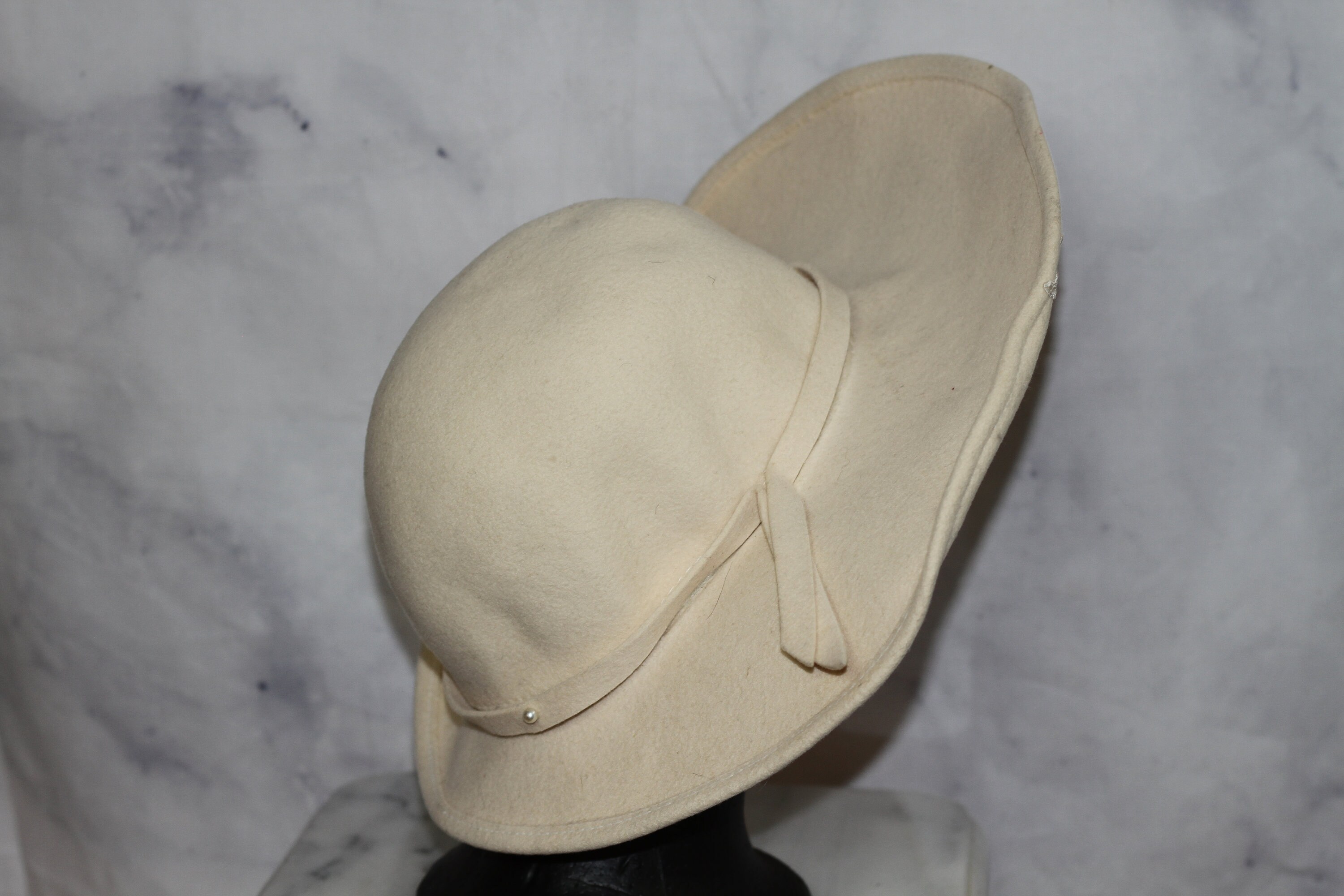 Mr. John Paris New York Wool Wide Brim Hat - Etsy