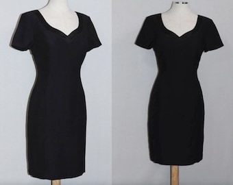 Robe noire Papell Boutique (8)