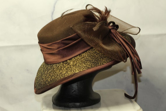 Verucci Wool Clouche Hat (7 1/2) - image 6