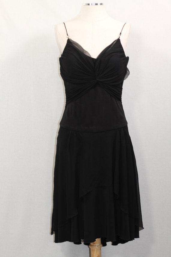 Arden B Black Silk Dress - image 5