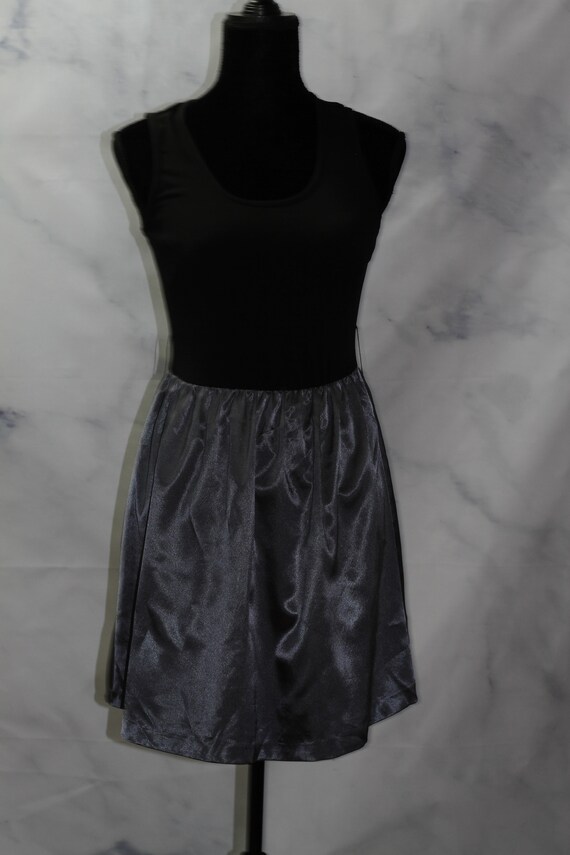 90 s BCX Dress Black Grey Sheath Dress S Etsy UK