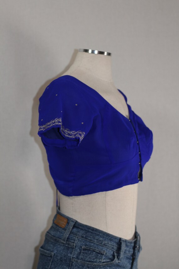 Blue Crop Top - image 6