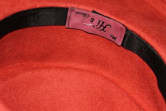 Mr. Hi Classic Wool Burnt Orange Wide Brim Hat (8) - image 7