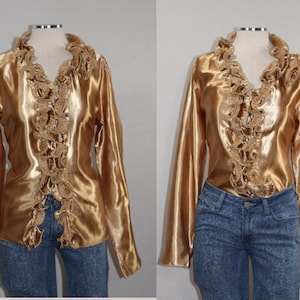Toffee Apple Gold Blouse