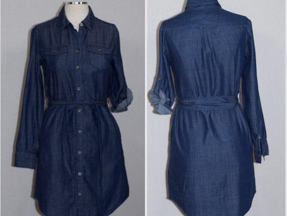 Gap best sale jean dress