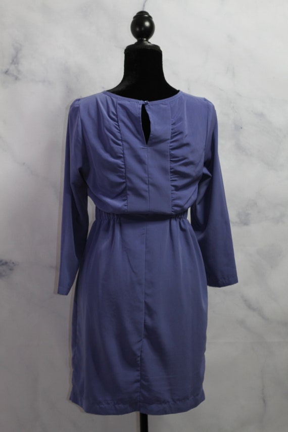 Vintage Blue A-Line Dress (s) - image 6