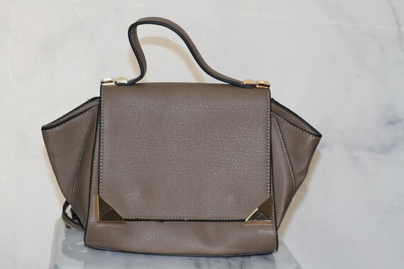 Tan Leather Crossbody Handbag - image 5