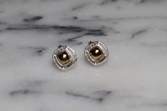 HMN Silver & Gold Earrings View 3