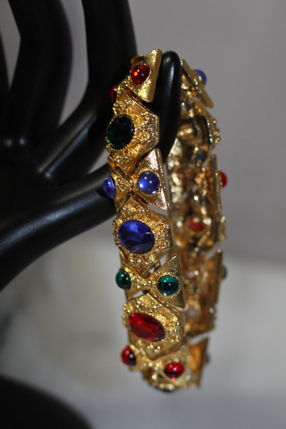 Multi Color Gold Bracelet - image 6