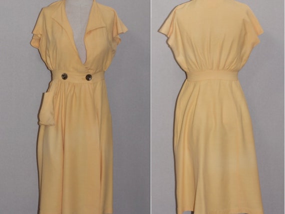 Fleur De Lis Yellow Dress - image 1