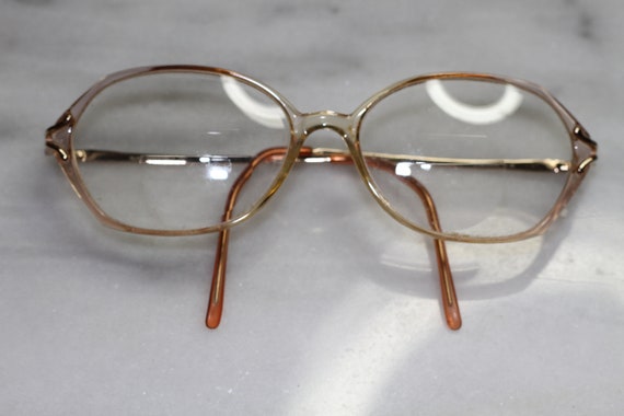 Bobbi Brooks Gold & Brown Rx Frames - image 1