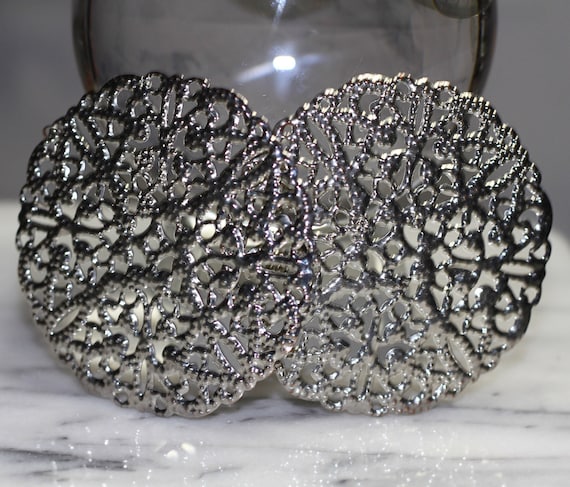 Snowflake Silver Earrings - image 1