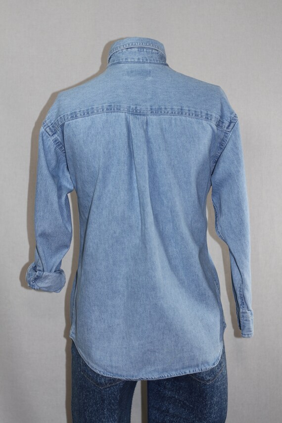 Arizona Cotton Denim Blouse - image 9