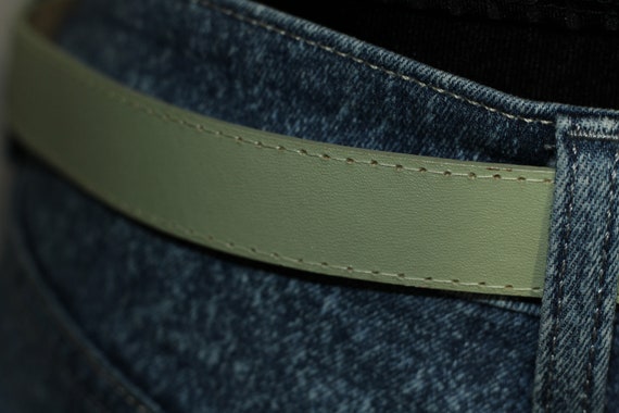 Green Leather Belt (14) - image 2