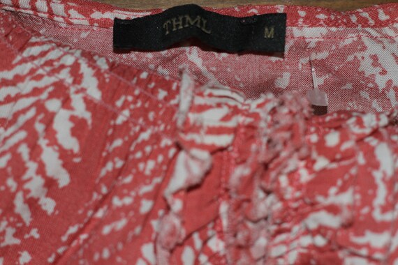 THML Pink & White Cotton Dress (M) - image 10