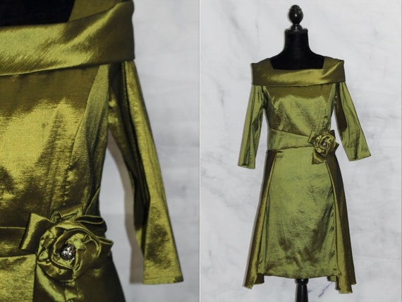 Chancelle Green Dress (12)