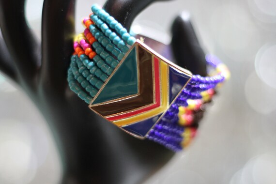 Beaded Tribal Bracelet - image 2