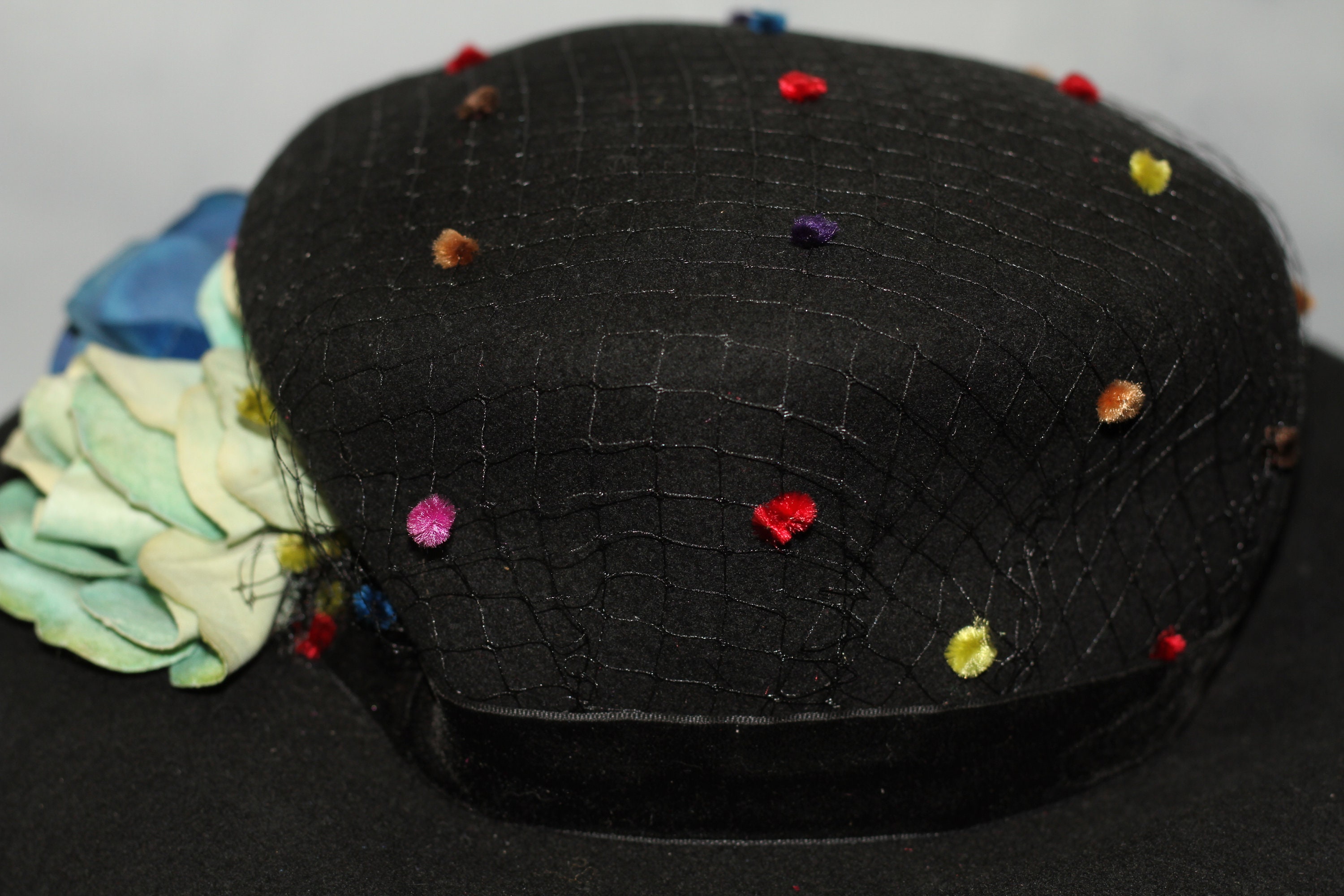 Kokin Doskin Felt Wool Multi- Color Floral Hat Folklore Flower Crown – Knit Collage main image 4