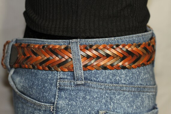 Brighton Brown Leather Belt - image 5
