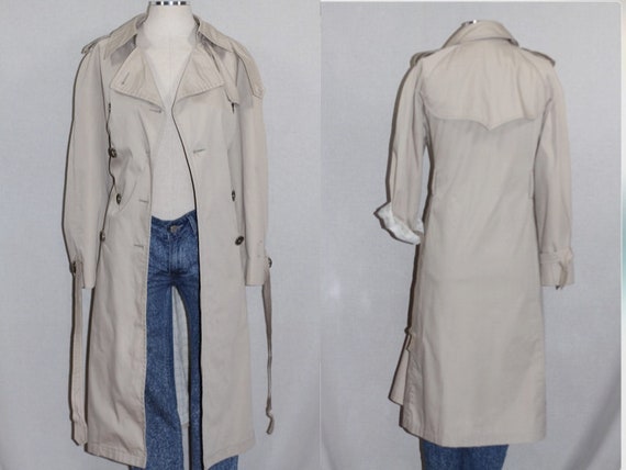 ロンドンフォグ ベージュ ダブルブレスト トレンチコート - Etsy 日本