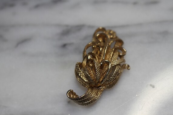 Castlecliff Monogram Gold Brooch - image 4