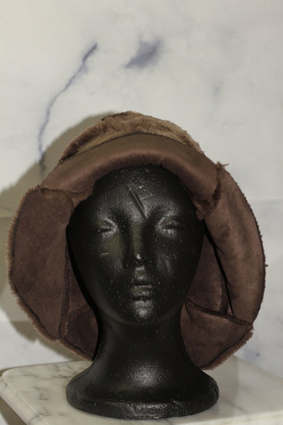 Brown Suede Bucket Hat