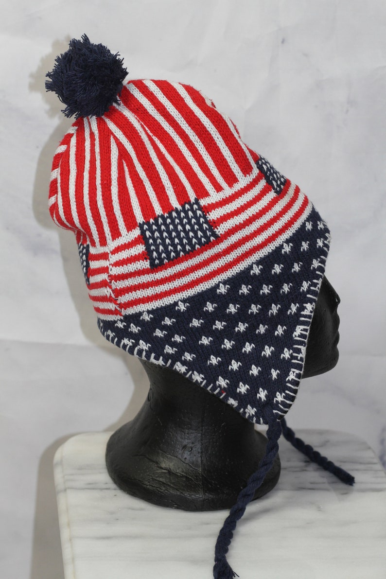 American Crochet Skull Cap image 3