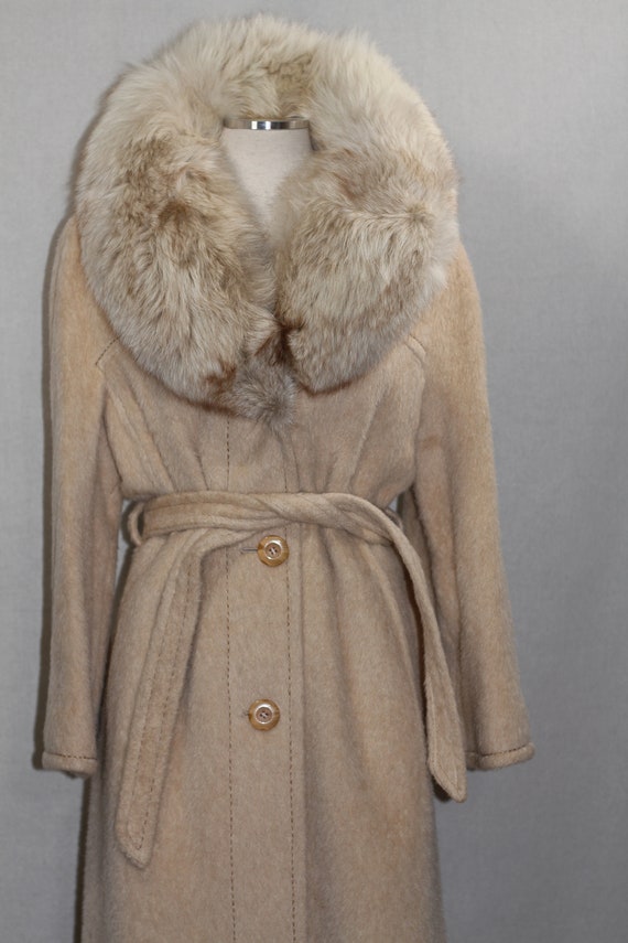 The Denise Collection Pure Mohair Fur Trench Coat - image 3