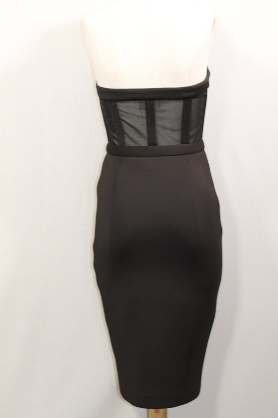 Sheer Black Halter Dress - image 10